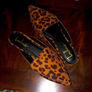 Lulus Leapord Mules